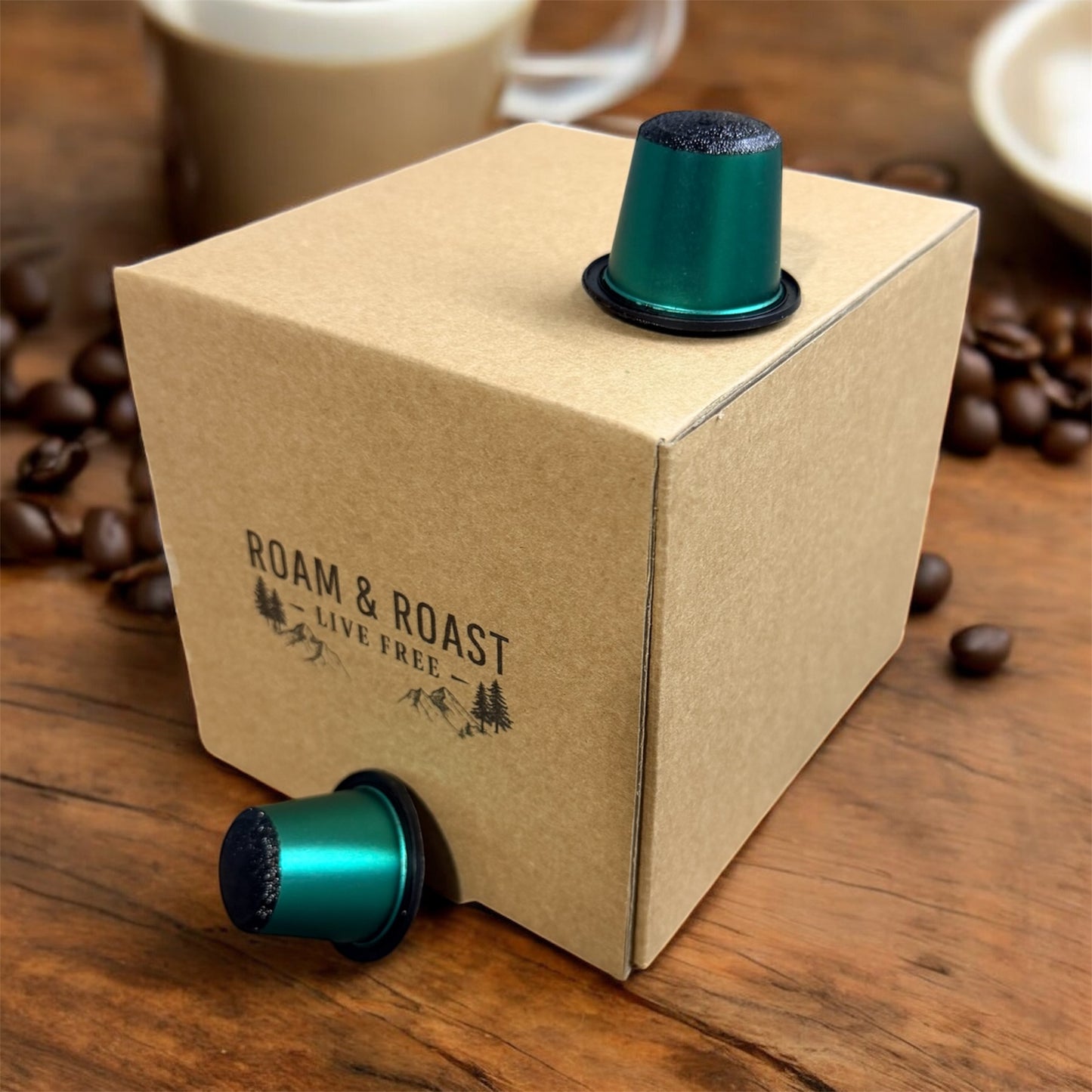 Roam & Roast Organic Espresso Capsules Pack