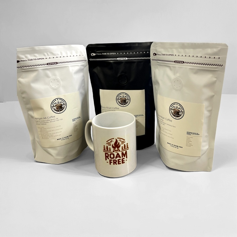 Roam & Roast Bundle: Coffee & Signature "Roam Free" Mug