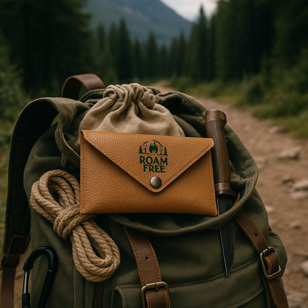 Roam Free Leather Pouch