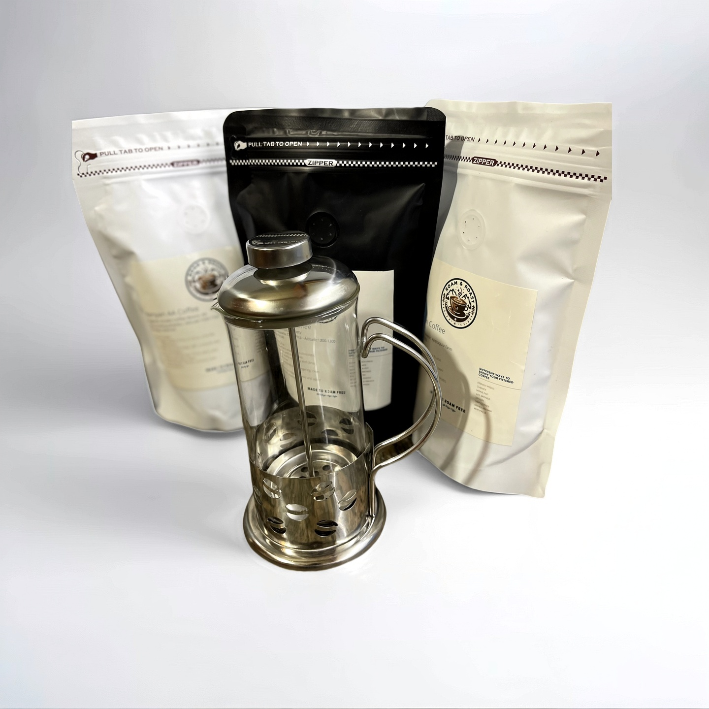 Roam & Roast Bundle: Coffee & French Press Plunger