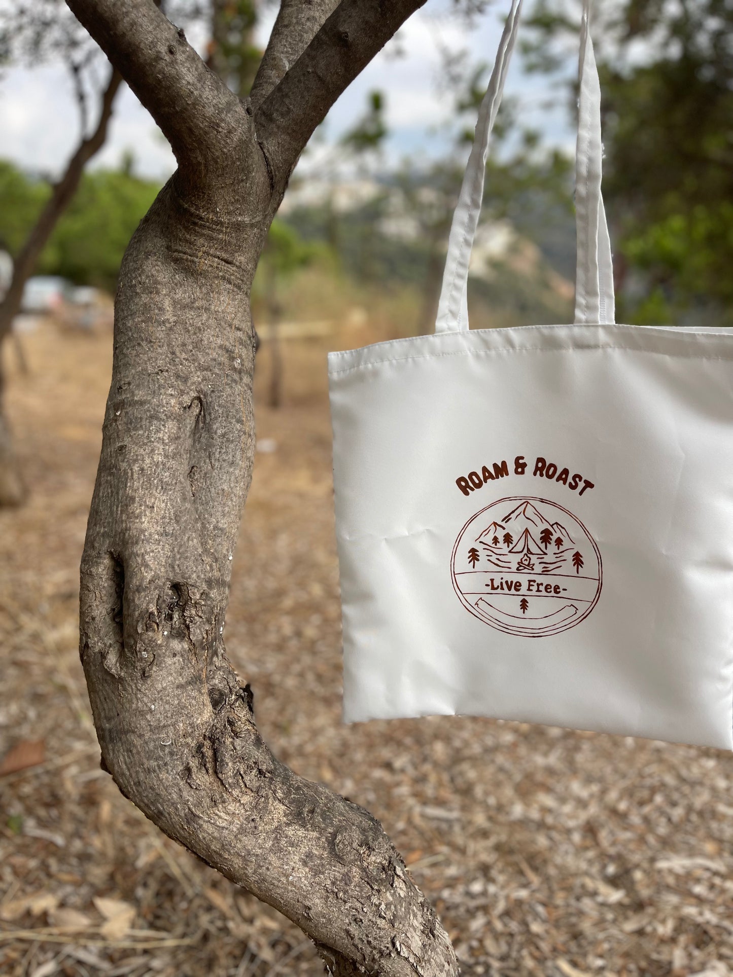 Roam & Roast Handcrafted Tote Bags